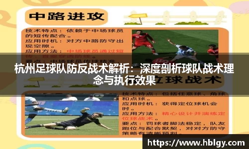 杭州足球队防反战术解析：深度剖析球队战术理念与执行效果